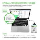 SATA to USB 3.0 / 2.0 Type C Cable Up to 6 Gbps for 2.5 Inch External HDD SSD Hard Drive 22 Pin Adapter to Sata III for PC
