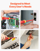 SucceBuy Insulated Screwdriver Set Professional Electrical Screwdriver Set 1000V Insulated Electrician Tool Set Magnetic Phillip