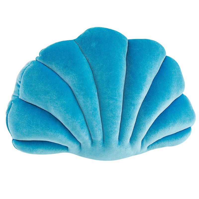 Shell Cushion Patio Decorative Pillow Love Present Soft Fleece Chic Fresh Sea Warm Home Sofa Car Decorating