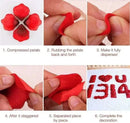 10000/100x Artificial Fake Rose Petals Simulation Silk Red Roses Petal for Valentines Day Wedding Party Romantic Christmas Decor