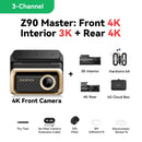 DDPAI Z90 Master 4K+4K Dual Car Dashcam Front and Rear Dual HDR Dash Cam GPS ADAS Parking Night Vision Camera DVR Video Recorder