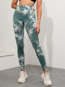 2025 New Tie Dye Gym Women Leggings Fitness High Waist Push Up Casual Sport Leggings Of Women  Running Outdoors