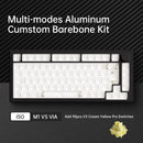 Akko MonsGeek M1 V5 Tri-mode Mechanical Keyboard Barebone Kit VIA 75% 3/5 Pins Customized Hot Swap RGB Rapid Disassemble Gasket