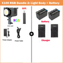 Sokani X100 100W RGB Bi-Color LED Videoleuchte APP-Steuerung Bowens Mount Beleuchtung für Fotografie Videoaufnahmen Outdoor-Drehs
