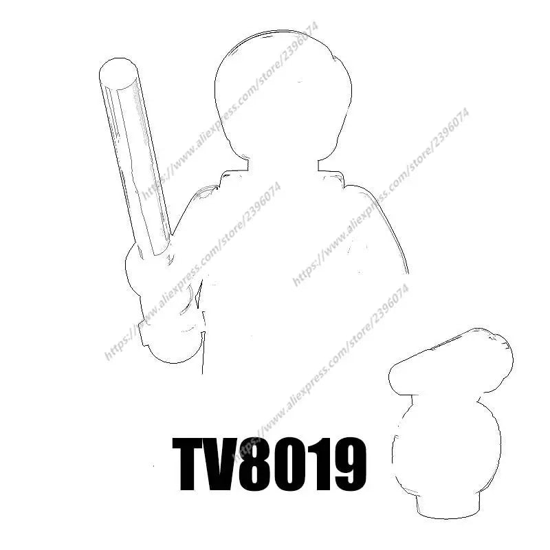TV6102 Action Figures Movie accessories Building Blocks Bricks toys TV8009 TV8010 TV8011 TV8012 TV8013 TV8014 TV8015 TV8016