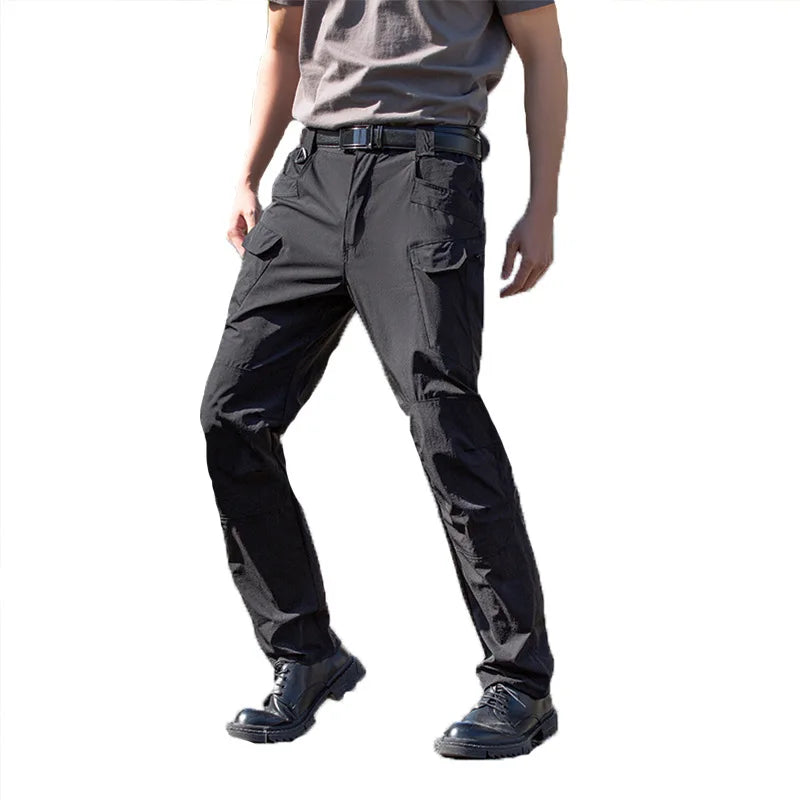 New Cargo Pants Casual Plush Mountaineering Pants Professional Training Durable Tactical Pants Durable Elastic Dungarees