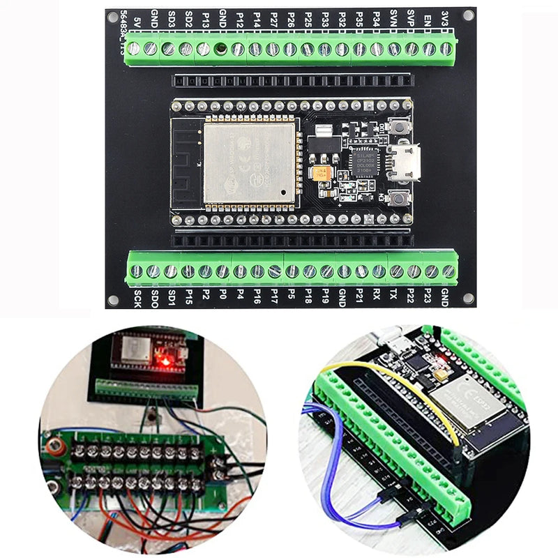 ESP32 Development Board Breakout Board GPIO 1 into 2 for 38 Pin ESP-32S ESP32 Development Board ESP8266 ESP-12E