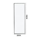 Metal Frame Over the Door Full Length Large Black Mirror