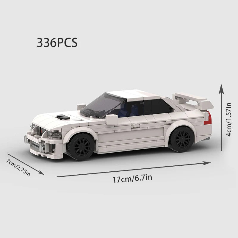 Famous Supercar Racing Sports Car Vehicle City Speed Champion MOC Tommi Makinen Edition Building Block Brick Kid Educational Toy