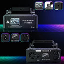 Datewink LED Stage Lights RGB Scanner Beam Projector Stage Lighting Effect DJ Disco Light DMX512 For Wedding Birthday Party Show