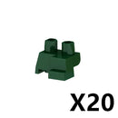 MOC Military Building Blocks Soldiers Figures Special Accessories Squatting Posture Arm Hand Kit Bricks Toys For Kid Gifts O020