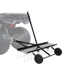 SucceBuyTow Behind Dethatcher 48inTow Dethatcher with 24Spring Steel Tines Lawn Dethatcher Rake for ATV or Mower Tow Behind Lawn