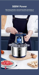 The Culinary Engine | 5L Stainless Steel Electric Meat Grinder & Food Processor