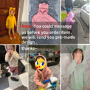 Kids Baby Girl Boy Customized Sweatshirt Add Your Text Image Long Sleeve Cotton Fleece Toddler DIY Pullover Hoodie Tops Clothes