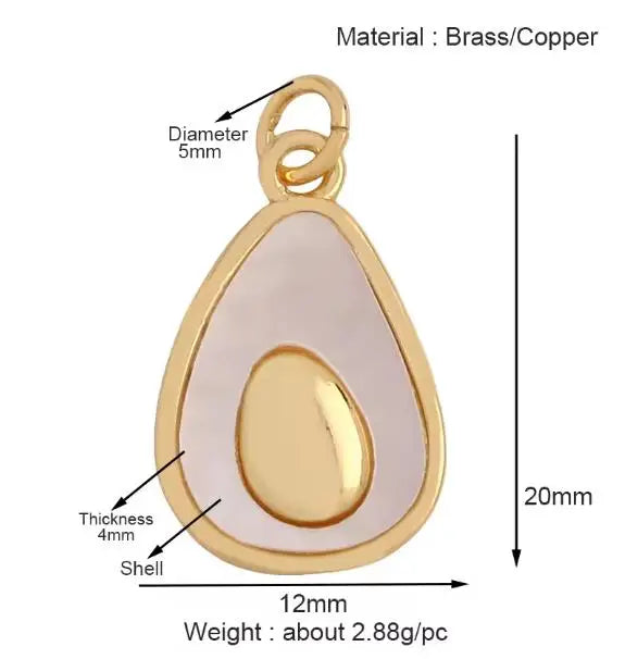 3D Fruit Strawberry Grape Mango Pineapple Water Melon Cherry Banana Charm Pendant , Jewelry Necklace Bracelet Making Supply M15