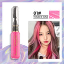 13 Colors One-off Hairs Color Disposable Hair Coloured Mascara Beauty Tool Washable Non-toxic DIY Hair Wax Blue Grey Purple
