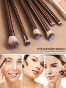 The Precision Trio | Professional Mink Hair Makeup Brush Set