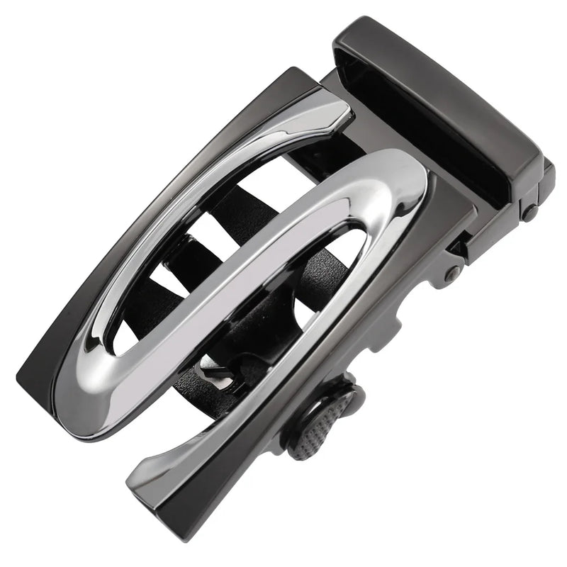 CETIRI 3.5cm Width Genuine Men's Belt Buckle Head, Belt Buckle, Leisure Belt Head Business Accessories Automatic Buckle