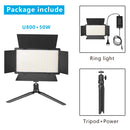 U800+ LED Video Light Bi-Color 3200-5600K Photography Lighting Panel On Camera Photo Studio Fill Lamp For Youtube Game Live