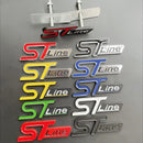 3D Metal Logo ST Line Badge Car Trunk Front Grill Emblem For Ford Focus MK4 PUMA Mondeo Kuga Fiesta ST Line Sticker Accessories