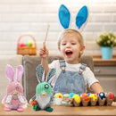 1/2Pcs Rabbit Ear Dwaft Handmade Cotton Ornaments Easter Faceless Gnomes Bunny Household Decoration for Spring Holiday Party