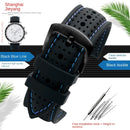 New Breathable Silicone Sports watchBand 18mm 20mm 22mm 24mm For any watch rubber Wrist strap Soft waterproof men's Accessories