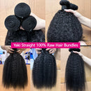 12A Kinky Straight Bundles Echthaar 100 Echthaar Yaki Straight Bundle 20 22 24 Zoll Echthaar Bundles 3-5 Tage Lieferung