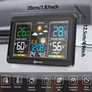 Geevon Weather Station Wireless Indoor Outdoor Thermometer, Color Display Weather Thermometer, Digital Temperature Gauge