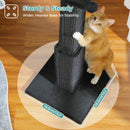 The Tall Timber | 81cm Natural Sisal Cat Scratching Post with Removable Toy