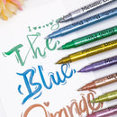 Metallic Markers Pens Color Silver Gold Paint Pens for Black Paper, Glass, Rock Painting, DIY Scrapbook Album