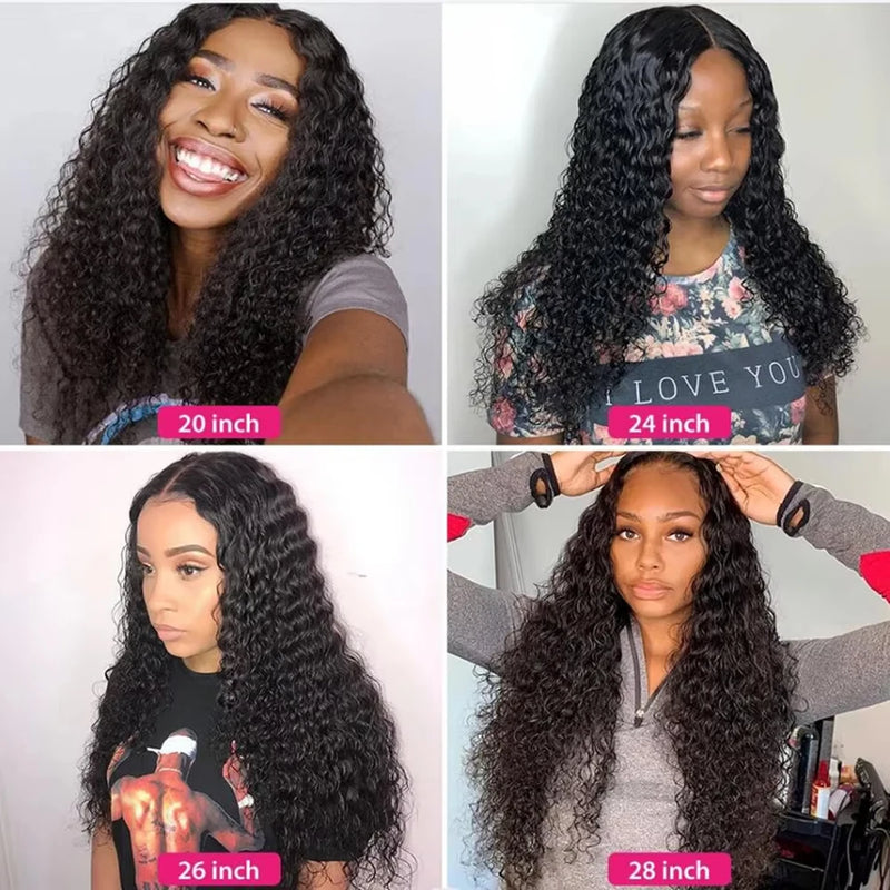 Deep Wave Bundles Human Hair 18 20 22 Inch Water Wave Bundles 10A Brazilian 100% Unprocessed Virgin Human Hair