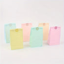 12 Pcs Large Vibrant Paper Gift Bags - Colorful, Mixed Loading, Reusable, Multi-Color Kraft Paper Bag of Fun Stickers