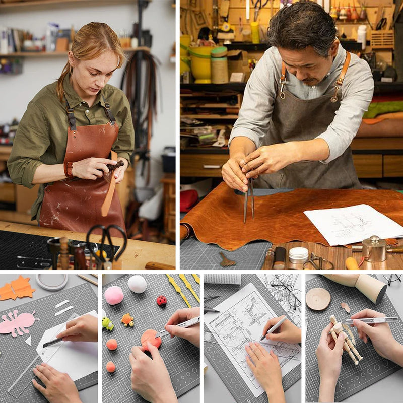 A1 Self-healing PVC Cutting Pad,DIY Desktop Protection Pad For Leather Cutting,Carving,Punching,Paper Crafts,Clay Crafts