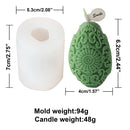 Easter Embossed Silicone Mould Easter Egg Candle Molds Diy Aromatherapy Plaster Graffiti Eggs Candle Making Kit Diy Craft Tools