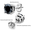 Real 0.1-3CT Test Passed Moissanite Diamond Stud Earrings for Women S925 Silver Platinum Plated Bride Wedding GRA Fine Jewelry