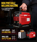 205Amp Mini Welding Machine 110V with Lift TIG, IGBT Inverter Arc Welder for DIY & Home Repair, Includes 25 Rods