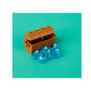 MOC Building Blocks Figures Accessories Cash Dollar Coin Bag Model Gold Silver Bar Colored Diamond Treasure Box Series Coffer