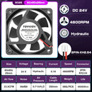 2 Pieces DC 5V 12V 24V 60mm 60x60x25mm Cooling Fan 6025 PC Computer Cooler Fan Axial Fan Sleeve Ball Bearing Industry Fans