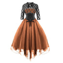 The Corsetry Hour | Lace-Up Steampunk Corset Dress in A-Line Silhouette