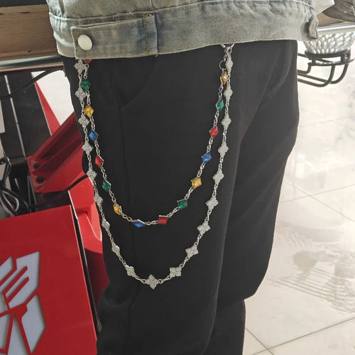The Foxglove | Flower-Shape Hip-Hop Waist Chain