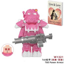 MY701-705 Bos Brotherhood of Steel T-60 Power Armor Cooper Howard Lucy MacLean Radiation Building Block Mini Action Figure Toys