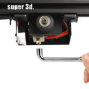 Rohrsteckschlüssel L-förmig 6 mm 7 mm Perforierter Winkel 7-förmig Sechskant-Doppelkopf-Reparaturwerkzeuge für 3D-Drucker MK8/E3D Düse