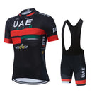 UAE 2023 Pro Team Cycling Racing Jersey Maillot Ciclismo Short Sleeve Summer Mens Road Cycling Bib Gel Shorts Kit Ropa De Hombre