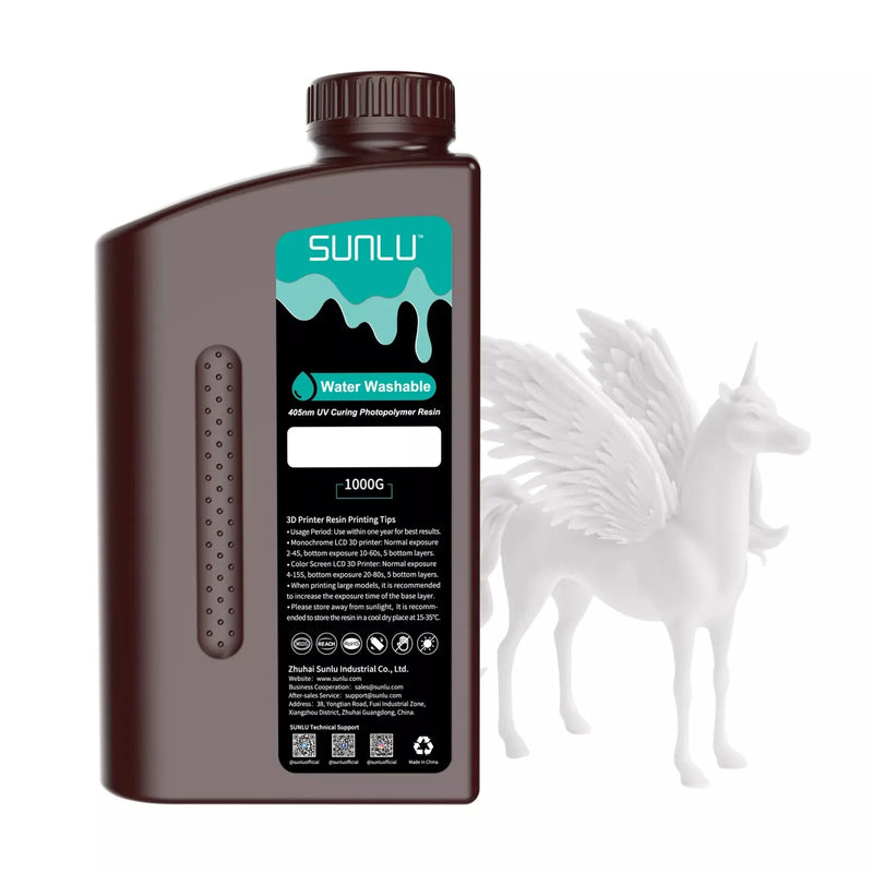 SUNLU 1KG ABS-Like/ Standard / Water-Wash 3D Resin 405nm UV Resin For most SLA/DLP/LCD 3D Printer Material UV Sensitive 1kg