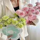 3Pcs Foldable Flower Box DIY Bouquet Wrapping Box for Valentine's Day Birthday Wedding Gift Packing Paper Box