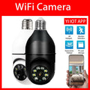 Neue WLAN 1080P Überwachungs-IP-Kamera E27 Glühbirne Google Automatische Verfolgung Nachtsicht Vollfarb-Videosicherheit Babyphone Innen
