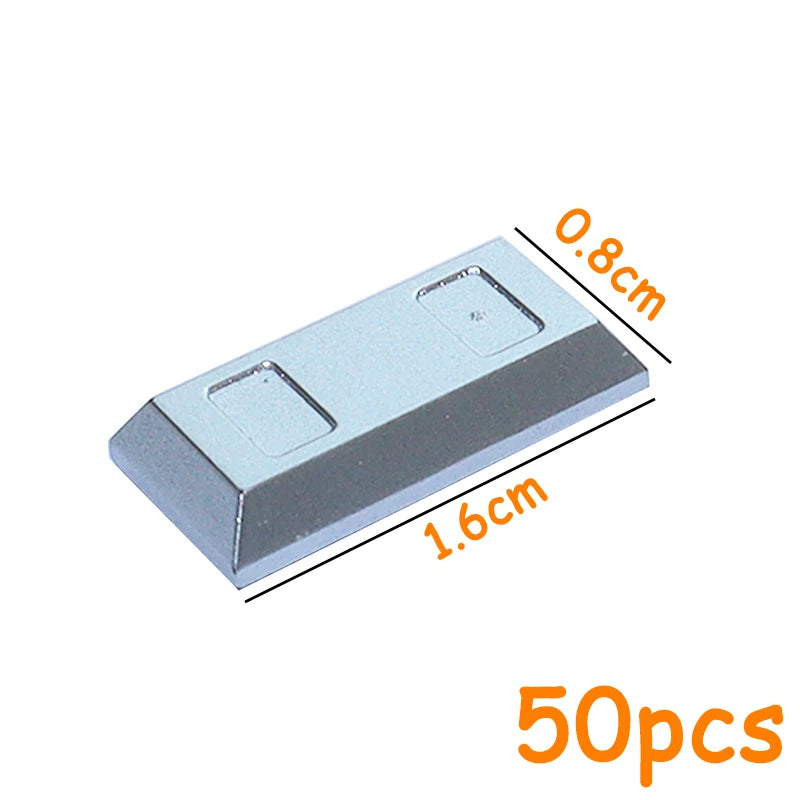 City Treasure Chest Gem Box Gold Silver Diamond Dollar Cents Money Coins Cash Bricks Accessory Printed MOC Toy Building Block