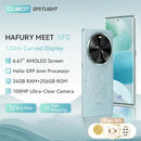 Cubot Hafury Meet, Smartphone Android, 6.67" 120Hz AMOLED Curved Screen, 24GB RAM(12GB+12GB), 256GB ROM, Helio G99,100MP,NFC,