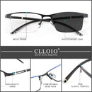 CLLOIO Photochromic Reading Glasses Men Progressive Multifocal Anti Blue Light Reading Glasses TR90 Hyperopia Presbyopia Glasses