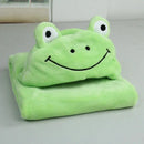 Toalha de Banho Bebê Felpuda Capuz Infantil Recém Nascido Com Orelhinha Menino e Menina --RISOVIT FTB0631